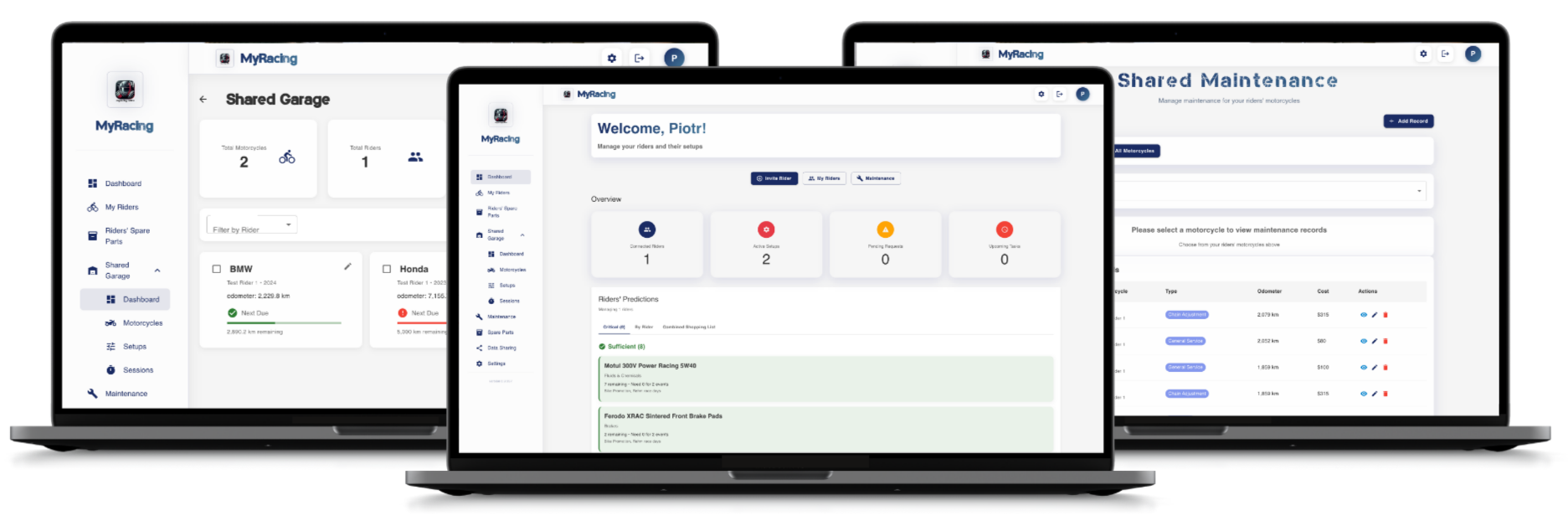 MyRacing Mechanic Plan